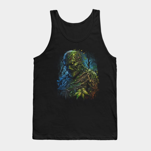 The Cursed of Swamp Thing - The Watcher Tank Top by HijriFriza